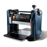 POWERTEC PL1252V 15 Amp 2-Blade Benchtop Thickness Planer For Woodworking | 12-1/2 in. Portable POWERTEC