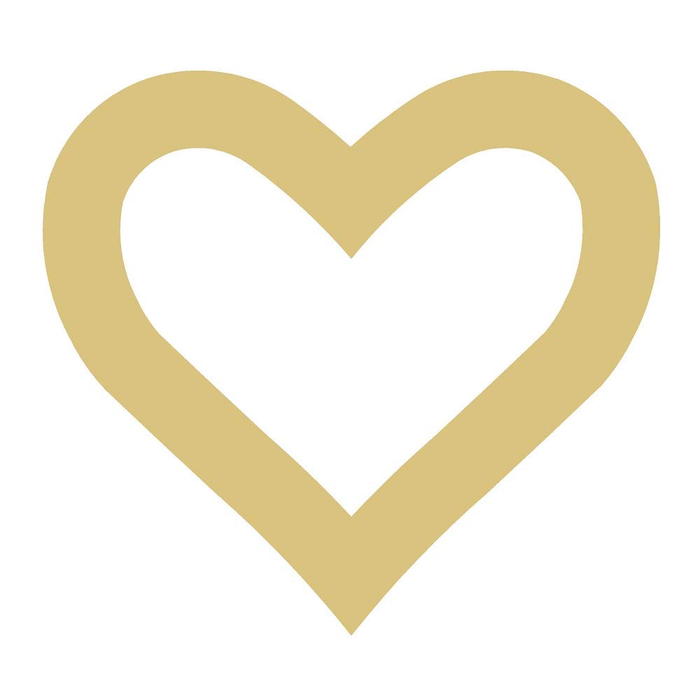 Open Heart Cutout Unfinished Wood Valentine's Day Holiday Special Occasion Door Hanger MDF Shape Canvas Style 4 (18") Diverse Woodworking