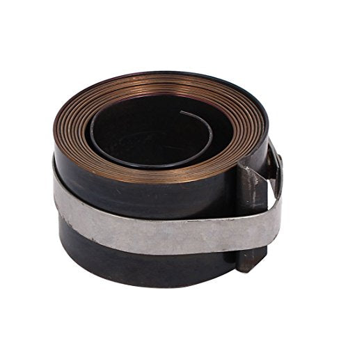 uxcell® 25mm Width Auto Reset Drill Press Quill Feed Return Coil Spring Gray uxcell