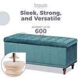 5 inch Unfinished Wooden Bun Feet, Btowin 4Pcs Solid Wood Furniture Legs with Threaded 5/16'' Hanger Bolts & Mounting Plate & Screws for Sofa Couch Btowin