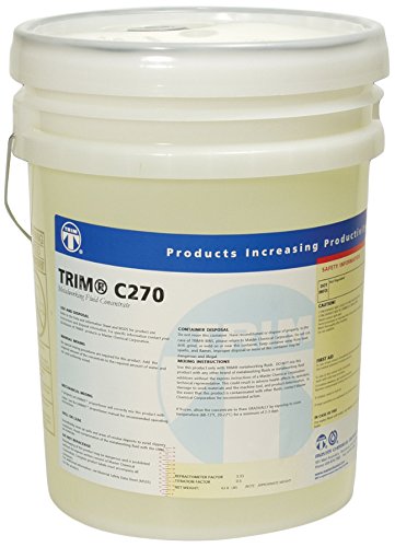 TRIM Cutting & Grinding Fluids C270/5 High Performance Synthetic Coolant, 5 gal Pail - WoodArtSupply