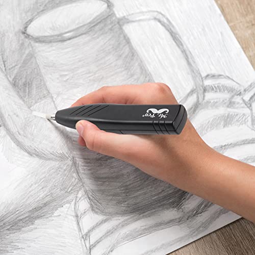 Mr. Pen- Electric Eraser Kit, 36 Eraser Refills and 1 Brush, Battery Operated Eraser for Artists, Electric Pencil Eraser, Drawing Mr. Pen