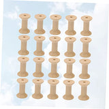 EXCEART 60 Pcs Embroidery Thread Holder Weaving Kit Sewing Project Kits Glass Holder Craft Spools Sewing Machine Accessories Weaving Bobbins Wire EXCEART