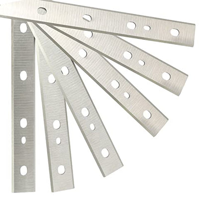 Planer Blades Knives for DeWalt DW735 7352 735X Thickness Planers with 13 Inch HSS Replacement Double edge 2 Set (6 pcs)
