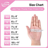 SwiftGrip Pink Nitrile Exam Gloves, 3-mil, XL, 100-ct Box, Powder-Free, Latex-Free, Medical Grade Gloves for Cleaning & Esthetician SwiftGrip