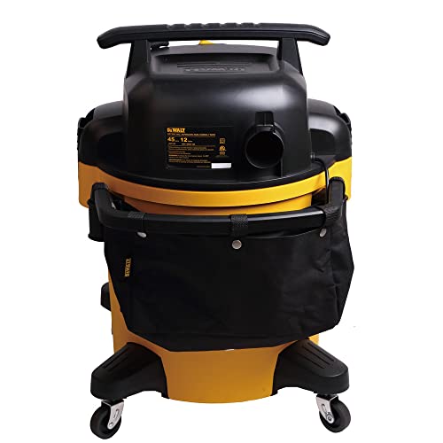 DeWALT 12 gallon Poly Wet/Dry Vac,Yellow,DXV12P - WoodArtSupply