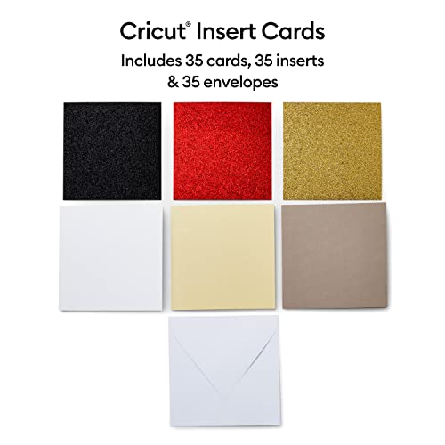 Cricut Insert Cards S40, Create Depth-Filled Birthday Cards, Thank You Cards, Custom Greeting Cards at Home, Compatible with Cricut Joy/Maker/Explore - WoodArtSupply