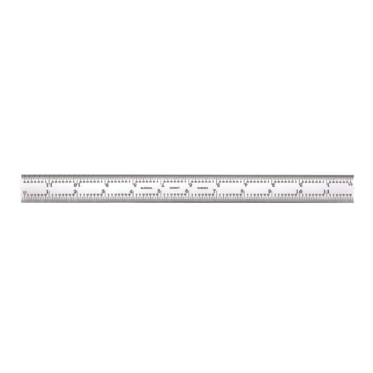 Starrett Square Blade Only for Combination Squares, Sets and Bevel Protractors - Ideal for Woodworking and Metalworking - 12" Length, Satin Chrome Starrett