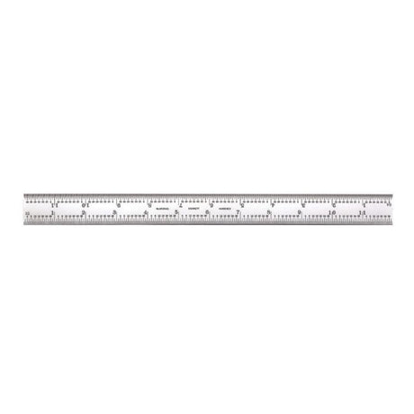 Starrett Square Blade Only for Combination Squares, Sets and Bevel Protractors - Ideal for Woodworking and Metalworking - 12" Length, Satin Chrome Starrett