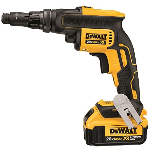 DEWALT 20V MAX* XR Screw Gun with Adjustable Torque and Clutch, Brushless (DCF622M2) DEWALT