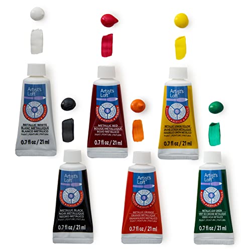 Artist's Loft Metallic Acrylic Paint Set (12 Piece, Metallic Acrylic) Artist's Loft