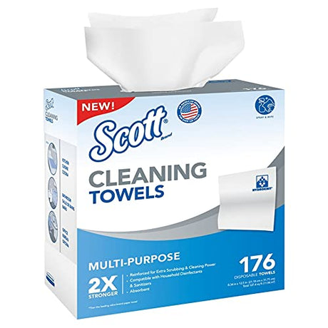 SCOTT Paper Cleaning Towels 176 Count - Case of: 1; Scott