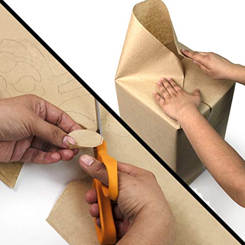 Brown Kraft Paper Roll - 24 Inch X 1200 Feet - for Gift Wrapping, Crafts, Packing, Void Filling - Made in The USA Kenco