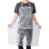 Alitamei Unisex 47 x27.5 inches Heavy Duty Transparent PVC Waterproof Apron Made of Vinyl.Best for Staying Dry and Clean When Dishwashing, Lab Work, Alitamei