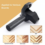 CNC Spoilboard Surfacing Router Bit, 1/2" Shank 2" Cutting Diameter, Insert Carbide Slab Flattening Router Bit Planing Bit Wood Planer Bit by BINSTAK BINSTAK