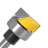 Yakamoz 1/4 Inch Shank Template Router Bit Bearing Flush Trim Hinge Mortising Plunge Router Cutter Woodworking Milling Tool YAKAMOZ