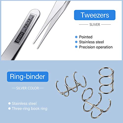 WILLBOND 26pcs Resin Notebook Mold Kits,Notebook Cover Silicone Molds for A5 A6 A7,Silicone Resin Molds for Notebook Epoxy Resin DIY,with Book WILLBOND