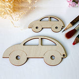 HOIGON 50 PCS Rectangle Unfinished Wood Pieces, 4 x 6 Inch Blank Basswood Wooden Sheets Wooden Cutout for Crafts, DIY, Painting HOIGON