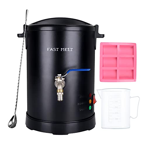 FAST MELT 3L Soap Base Melter - Soap Making Kit with Constant Temperature Control Melter, Quick Pour Spout, Ideal for Homemade Soap Business Fast FAST MELT