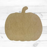 Pumpkin Unfinished Cutout, Fall Shape, Wooden Shape, Paintable Wooden MDF, Build-A-Cross Build-A-Cross