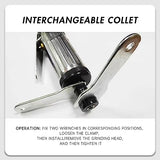 DINGTAIHE 1/4Inch Air Die Grinder, Straight Grinder, Pneumatic Air Die Grinder Heavy Duty Industrial Polisher Grinding Cleaning Tool DINGTAIHE