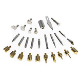 28pc Wood Burning Wood Working and Assorted Soldering Tips Stencil Set Crafting Universal Tool