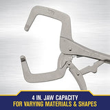 IRWIN VISE-GRIP Original C Clamp, Locking, 11-Inch (19) IRWIN