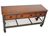 Duramax Rolling Workbench Furniture 72 in. x 24 in. with 3 Drawers, for Home, Garage, Workshop DURAMAX