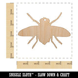Fly Insect Sketch Unfinished Craft Wood Holiday Christmas Tree DIY Pre-Drilled Ornament Sniggle Sloth