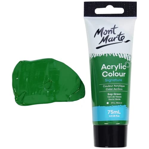 Mont Marte Acrylic Paint Studio 75ml - Sap Green Mont Marte