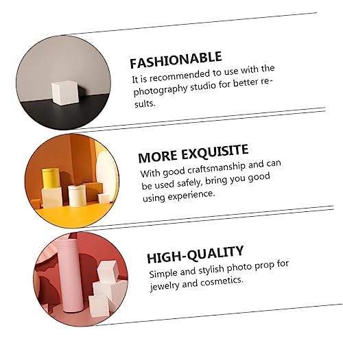 Yardenfun 1pc White Cube Unfinished Wood Cubes Puzzle Making Block Wooden Square Blocks Wooden Geometry Unfinished Wood Blocks Mini Wood Cube Wood Yardenfun