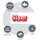 Siser EasyWeed Heat Transfer Vinyl 11.8" x 5ft Roll (Red) - Compatible with Siser Romeo/Juliet & Other Professional or Craft Cutters - Layerable - Siser