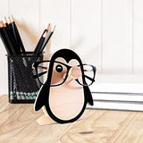 Creative Animal Glasses Holder Handmade Wood Carved Animal Eyeglass Holder Stand Wooden Spectacle Frame Sunglasses Display Stand for Home Table Decor FLAUU