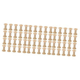 EXCEART 60 Pcs Embroidery Thread Holder Weaving Kit Sewing Project Kits Glass Holder Craft Spools Sewing Machine Accessories Weaving Bobbins Wire EXCEART