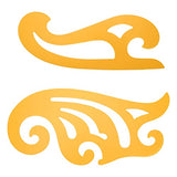 French Curve Template Set Ding Drafting Template Tools Plastic French Curve Ruler for Students, Teachers, Engineers, Needlework/Sewing/Embroidery(B) Pssopp