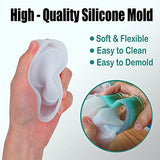 EuTengHao Resin Molds 43Pcs Silicone Molds for Resin, Epoxy Resin Crown Shape Mold Heart Shape Mold with Mica Powder for Storage Box Jewelry Trinket EuTengHao