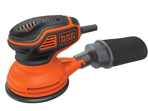 BLACK+DECKER Orbital Sander, 5-inch Disc Sander, Corded (BDERO600) - WoodArtSupply