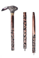 Sunrise Wood STORE'S Rabbit Head Steampunk Walking Stick Victorian Handmade Cane Wooden Walking Stick WoodArtSupply