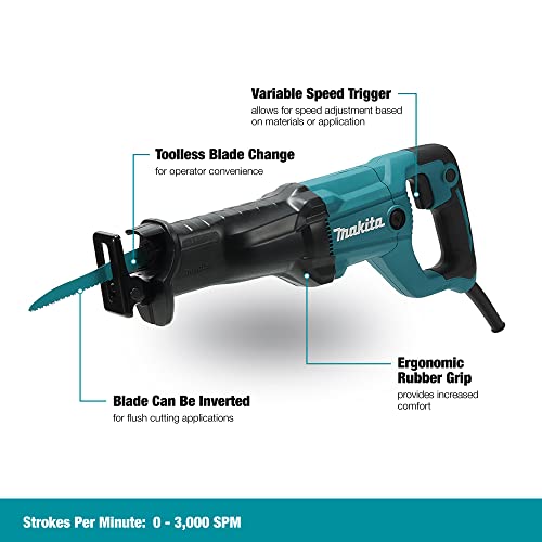 Makita JR3051T Recipro Saw - 12 AMP - WoodArtSupply