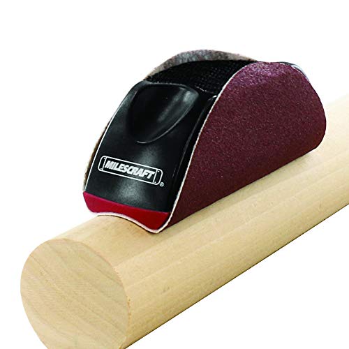 Milescraft 1620 SandPlane - Hand Sanding Tool for Intricate Surfaces, 5" Milescraft