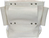 Wolf Canvas Tool Pouch, Tunnel Belt Loop, Bull Pin Loops & Bolt Bag Tote | Tradesman, Ironworker, Carpenter, 5’’x10’’x9’’ WOLF Industrial Products