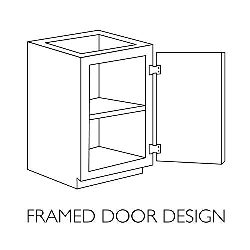 Design House Brookings Unassembled Shaker Wall Kitchen Cabinet, 30x12x12, White - WoodArtSupply