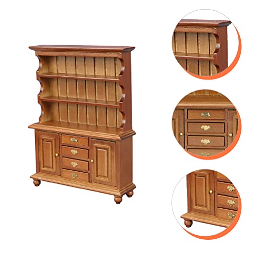 Cabilock Old Cabinet Model Wooden Furniture Mini Furniture Model Toy Japanese Decor Home Goods Home Decor Miniture Decoration Wood Decor Wood Cabilock