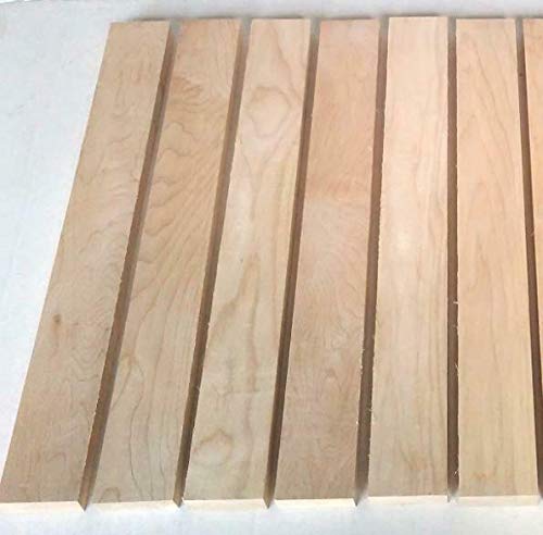 Woodchucks Wood Maple 3/4 Inch x 2 Inch x 16 Inch Solid Hardwood Lumber as Cutting Board Wood (6 Pack) Woodchucks Wood