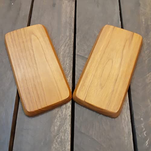 Cozinest Serving Platter Teak Wood – Rectangular Serving Tray 5 x 10 inches Party Wooden Platters Wood Tray for Display Fruit Snacks Dessert CoziNest