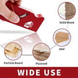 TIASOU Wood Planers for Woodworking, Chamfer Plane Woodworking Edge Corner Flattening Tool with Auxiliary Locator and Handles, Hand Chamfering Planer Tiasou