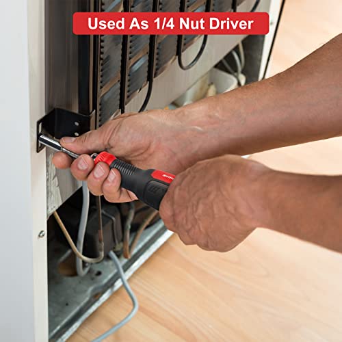 SHARDEN Multi Screwdriver 13-in-1 Screw Driver Adjustable Screwdriver Set Multitool All in One with Torx Security, Flat Head, Phillips, Hex, Square Sharden