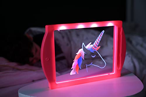 Marvin's Magic - Glow Art Unique Craft Kit | Light Up Kids Art Set | Includes Neon Effect Drawing Board with A Built-in Stand and 4 Fluorescent Magic Marvin's Magic