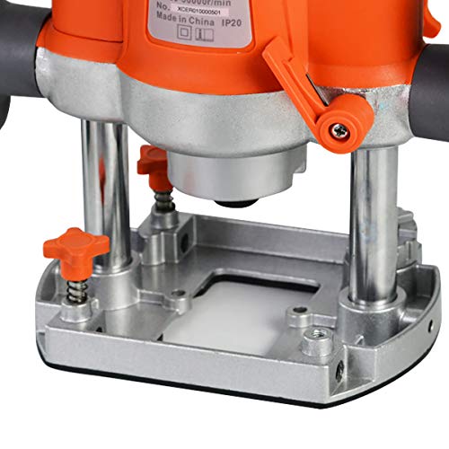 Lotos ER001 Electric Plunge Wood Router with Edge - WoodArtSupply