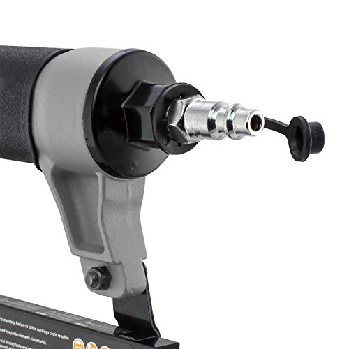 NuMax SL31 Pneumatic 3-in-1 16-Gauge and 18-Gauge 2" Finish Nailer and Stapler Ergonomic and Lightweight Nail Gun with No Mar Tip for Finish Nails, - WoodArtSupply